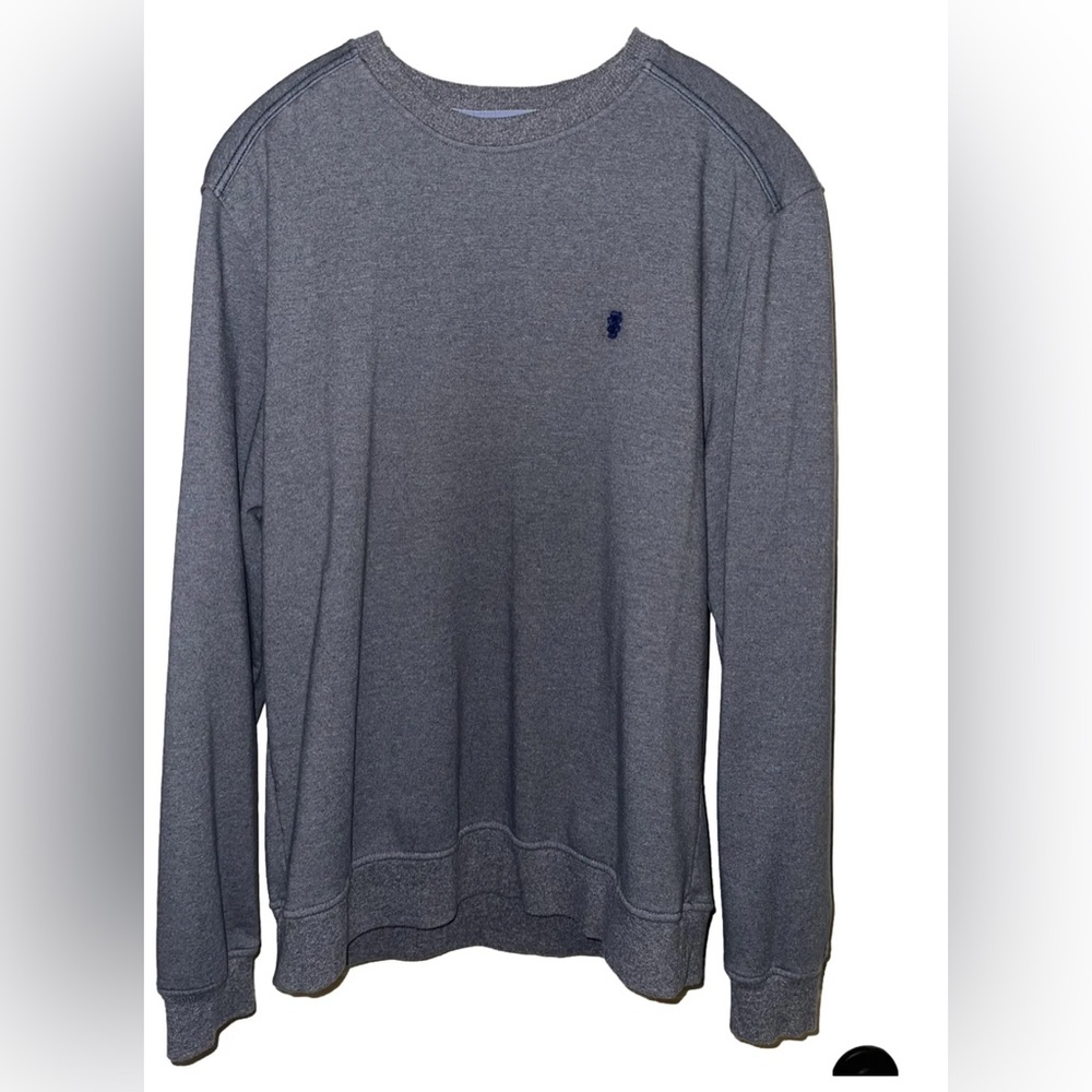 IZOD SweatShirt Mens MED Gray Stretch Advantage Performance Pullover Sweatshirt